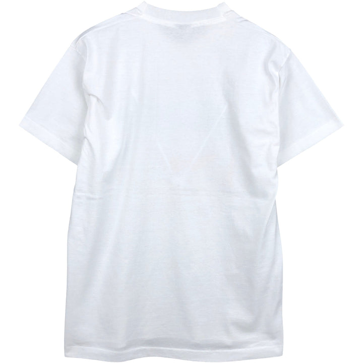 90'S Fruit of the Loom Best Print T-Shirt, Made in USA, Men's Size L (approx.) cotton white type Vintage Second Hand