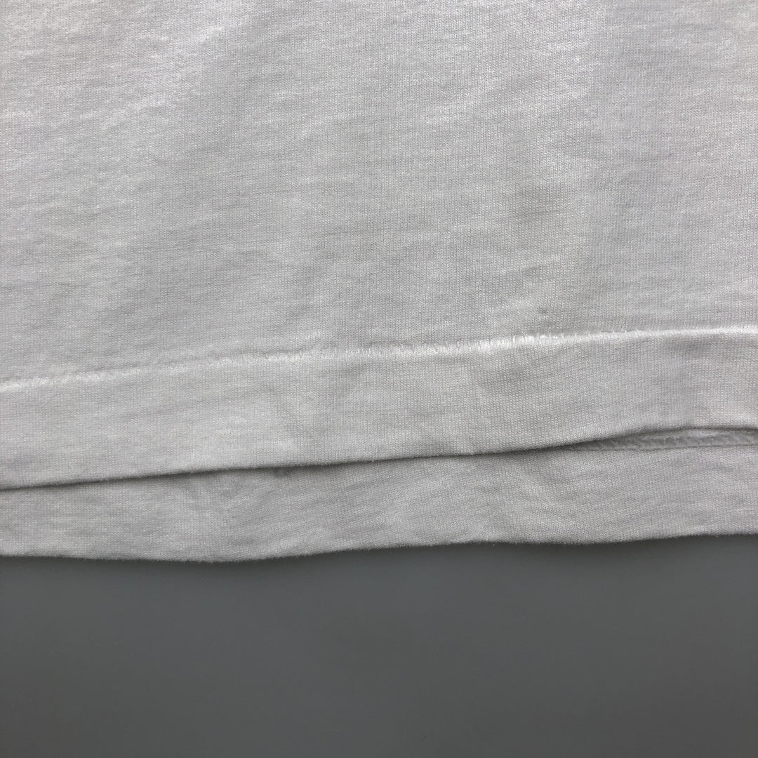 90'S Fruit of the Loom Best Print T-Shirt, Made in USA, Men's Size L (approx.) cotton white type Vintage Second Hand