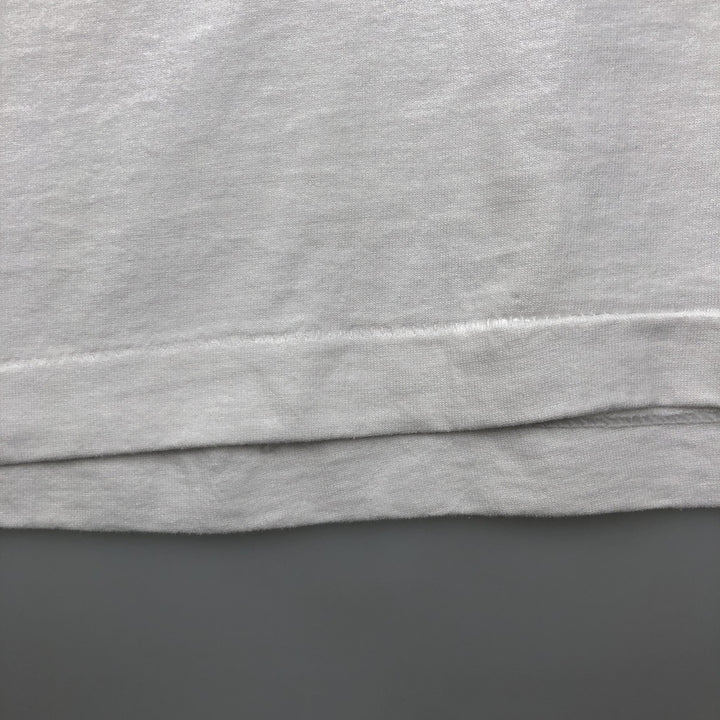 90'S Fruit of the Loom Best Print T-Shirt, Made in USA, Men's Size L (approx.) cotton white type Vintage Second Hand
