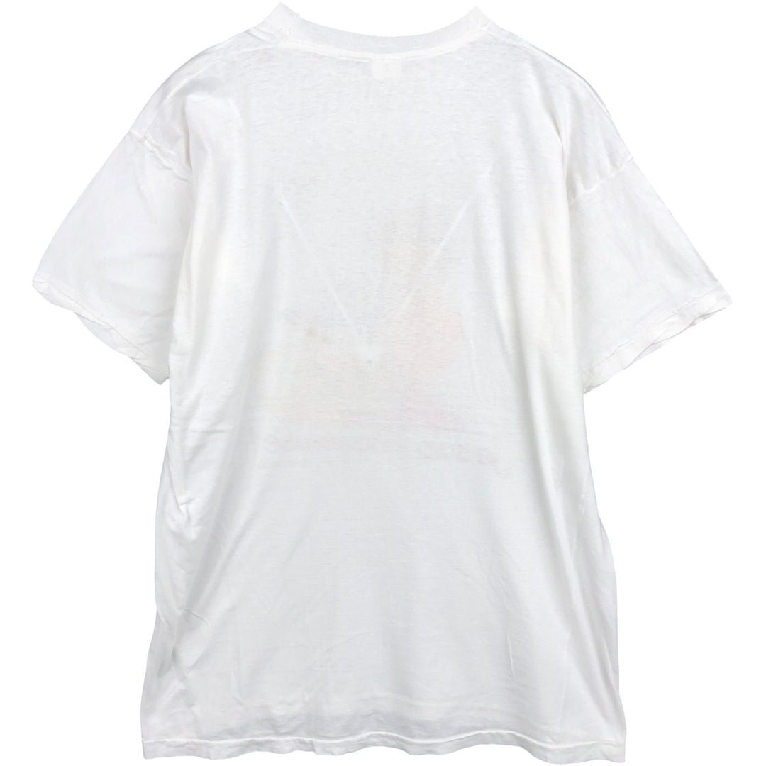 Vintage printed T-shirt from the 1990s, equivalent to men's size L. unclear white type Vintage Second Hand