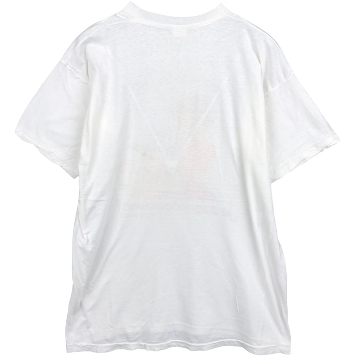Vintage printed T-shirt from the 1990s, equivalent to men's size L. unclear white type Vintage Second Hand