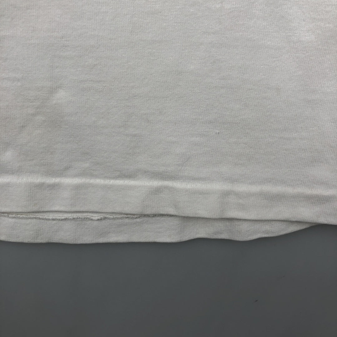 ~90'S The Aussie T Company Print T-Shirt, Made in USA, Men's Size S (Equivalent), Vintage cotton white type Vintage Second Hand