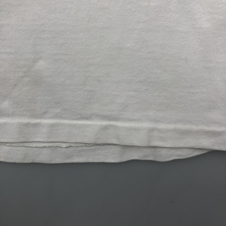 ~90'S The Aussie T Company Print T-Shirt, Made in USA, Men's Size S (Equivalent), Vintage cotton white type Vintage Second Hand
