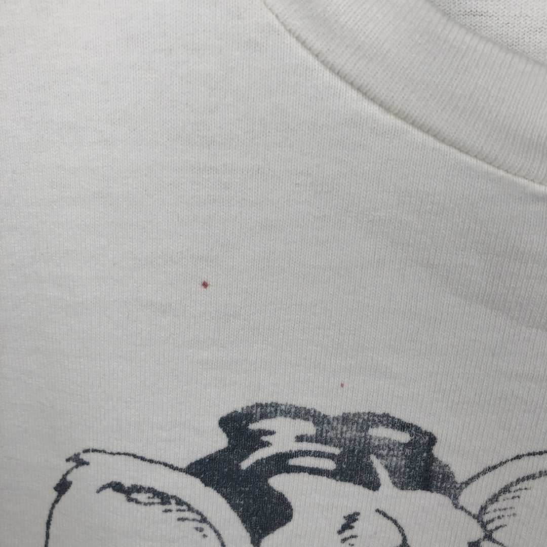 ~90'S The Aussie T Company Print T-Shirt, Made in USA, Men's Size S (Equivalent), Vintage cotton white type Vintage Second Hand