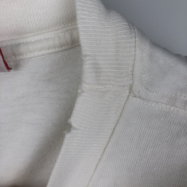 ~90'S The Aussie T Company Print T-Shirt, Made in USA, Men's Size S (Equivalent), Vintage cotton white type Vintage Second Hand