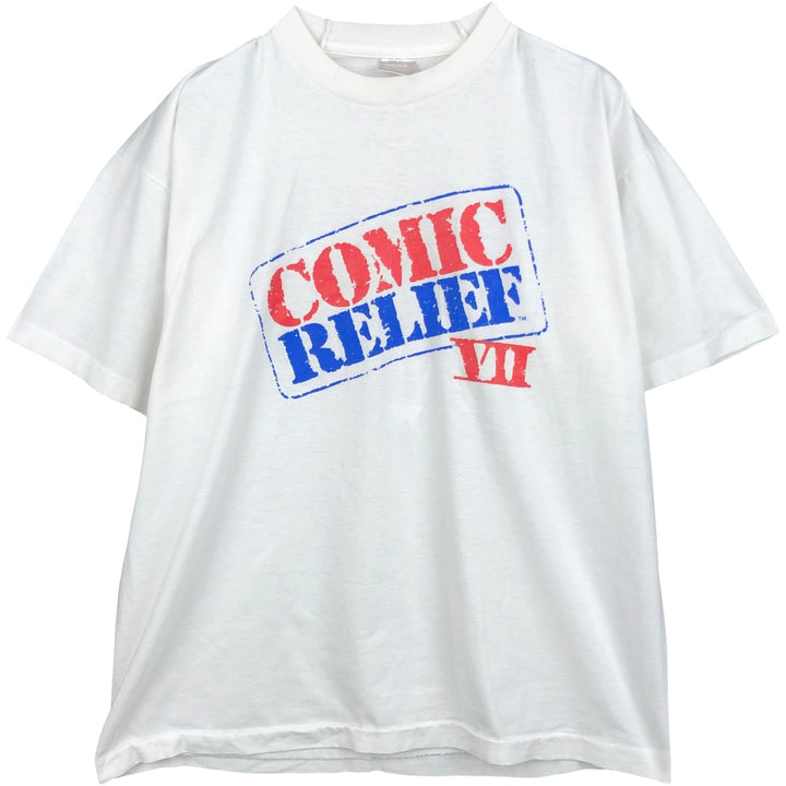 90'S Fruit of the Loom Best Printed T-shirt, Made in USA, Men's XL, Vintage cotton white type Vintage Second Hand