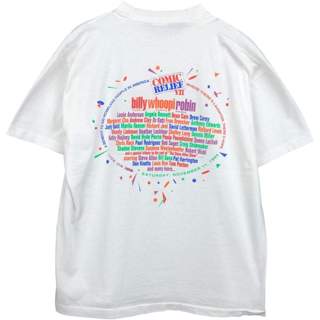 90'S Fruit of the Loom Best Printed T-shirt, Made in USA, Men's XL, Vintage cotton white type Vintage Second Hand