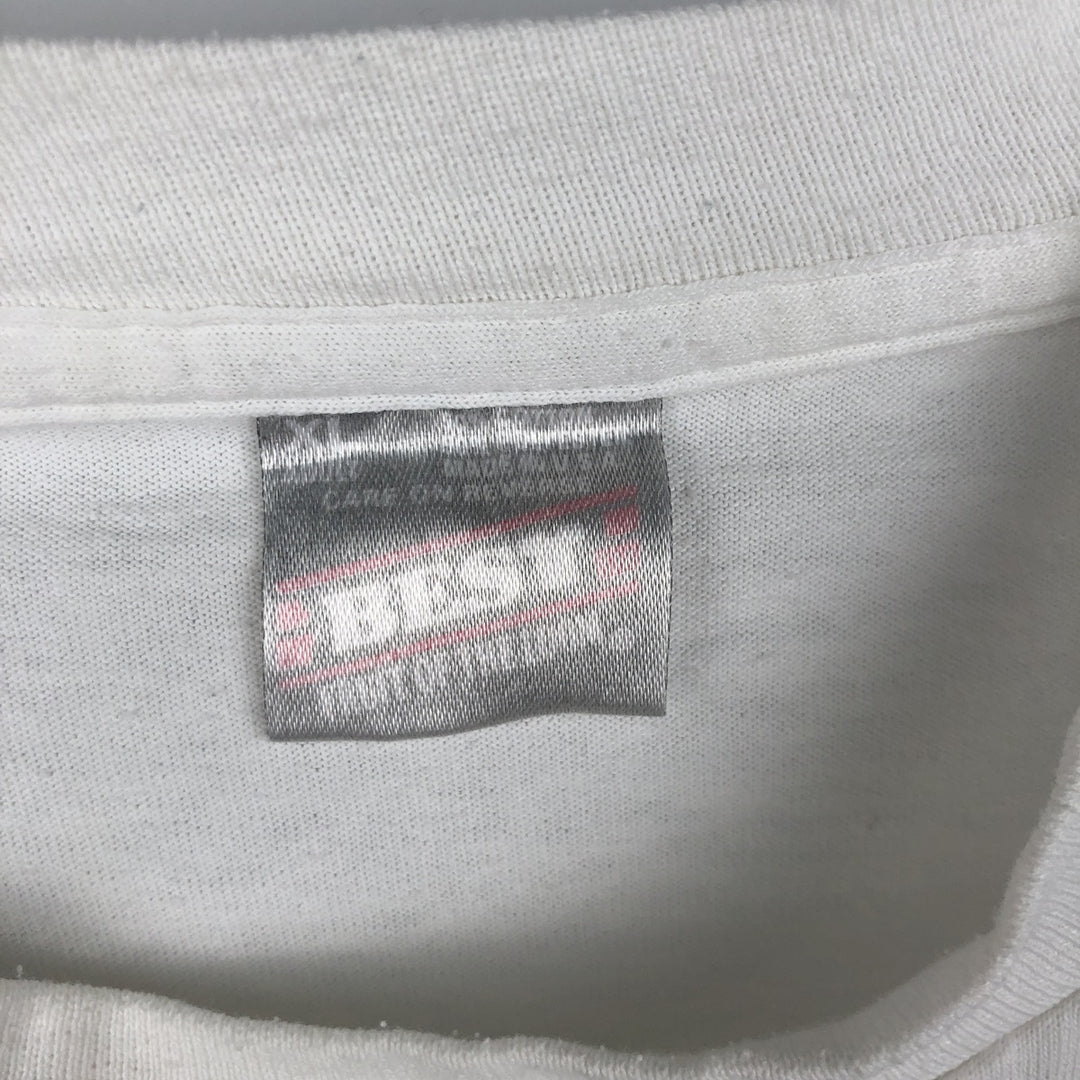 90'S Fruit of the Loom Best Printed T-shirt, Made in USA, Men's XL, Vintage cotton white type Vintage Second Hand
