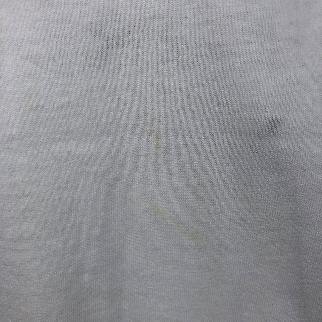 Vintage 90'S Hanes printed T-shirt, size L for men cotton white type Vintage Second Hand