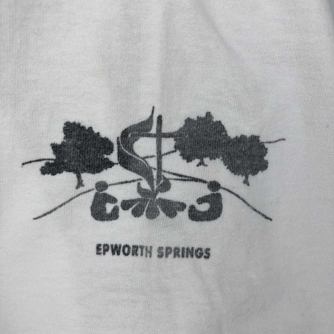 ~90'S Tee Jays SOF TEE Print T-Shirt Made in USA Men's XL equivalent Vintage cotton white type Vintage Second Hand