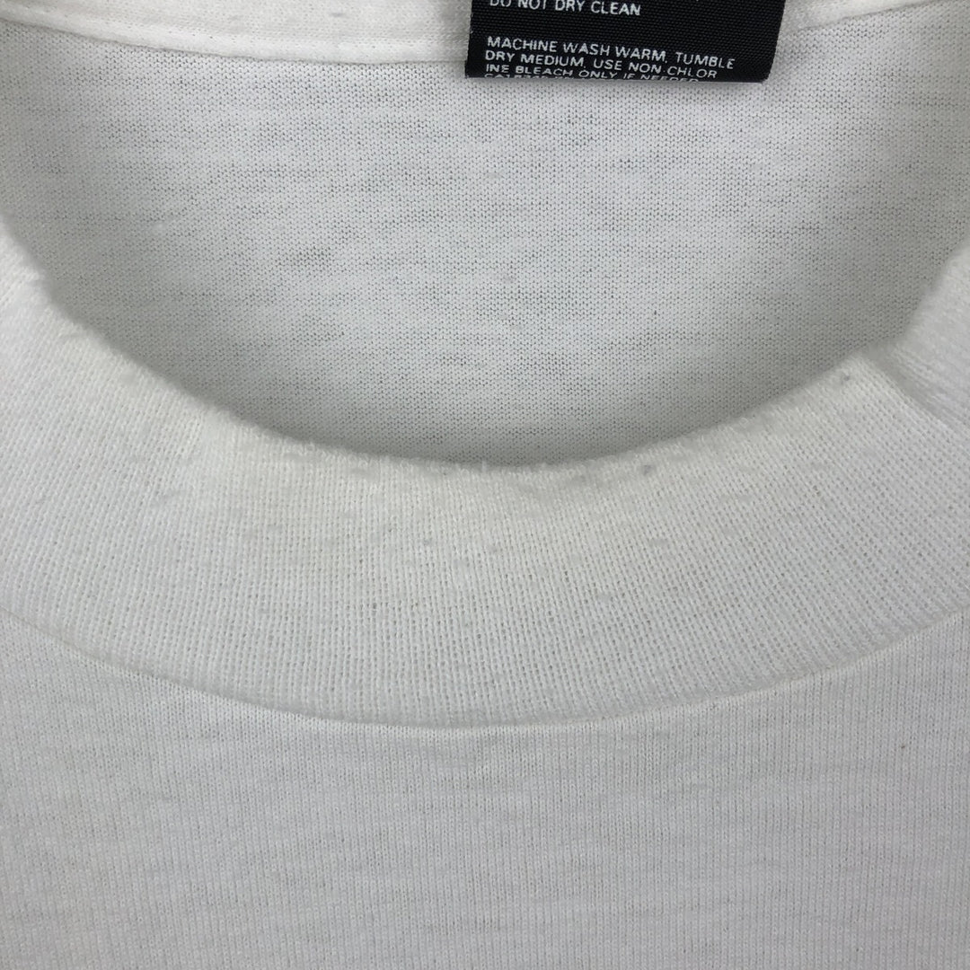 90'S SCREEN STARS Printed T-shirt Made in USA Men's XL Vintage cotton white type Vintage Second Hand