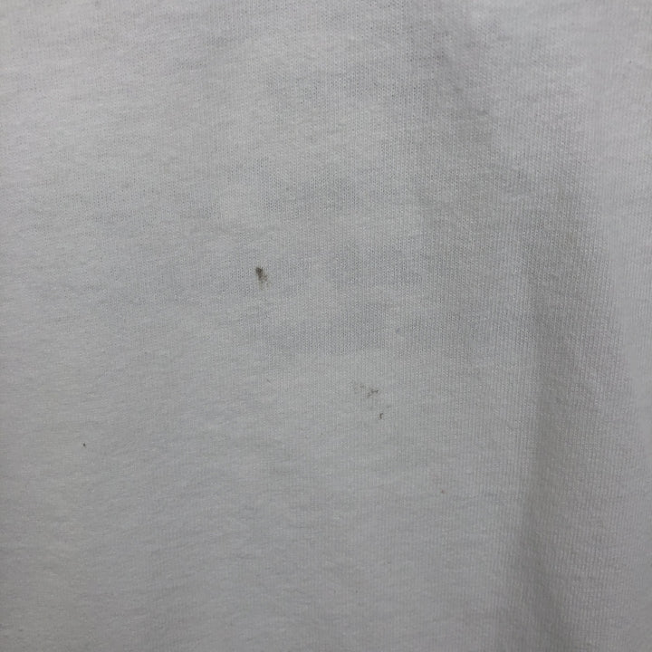90'S Fruit of the Loom printed T-shirt, made in the USA, men's XL size, vintage cotton white type Vintage Second Hand