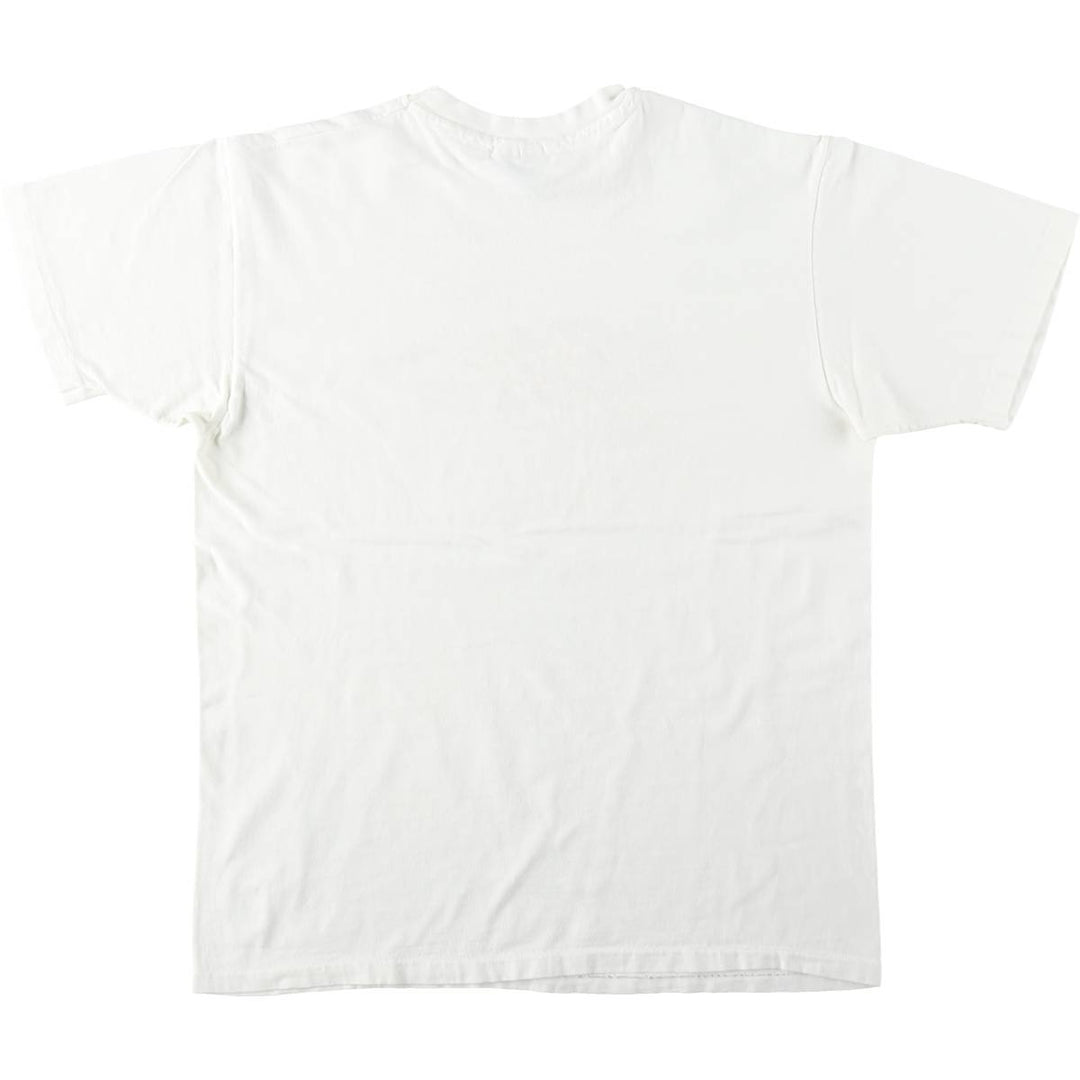80'S Hanes House Mouse Designs Art T-shirt, Made in USA, Men's Size L (approx.), Vintage cotton white type Vintage Second Hand