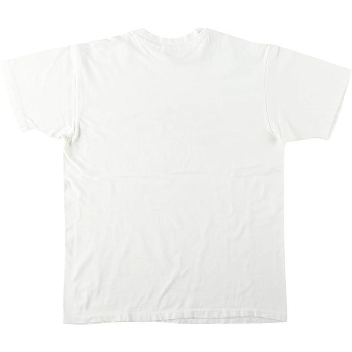 80'S Hanes House Mouse Designs Art T-shirt, Made in USA, Men's Size L (approx.), Vintage cotton white type Vintage Second Hand