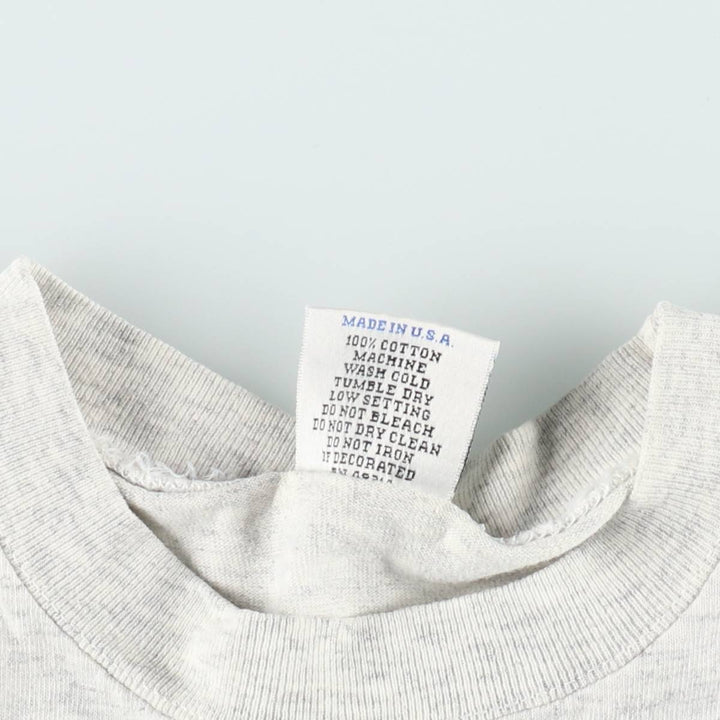 90'S GEAR print T-shirt, Made in USA, Men's size M (approx.), Vintage cotton gray type Vintage Second Hand