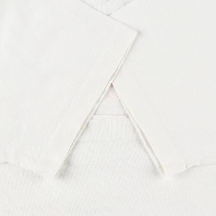 90'S Fruit of the Loom printed T-shirt, made in the USA, men's XL size, vintage cotton white type Vintage Second Hand
