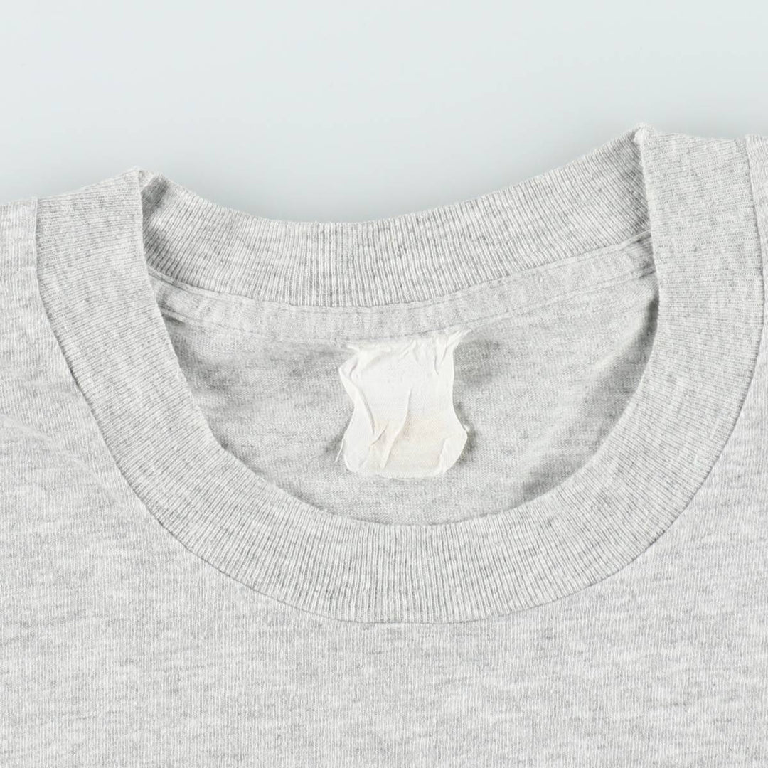 Sheep Pattern Print T-Shirt, Men's Size M (Equivalent), Vintage unclear gray type Vintage Second Hand
