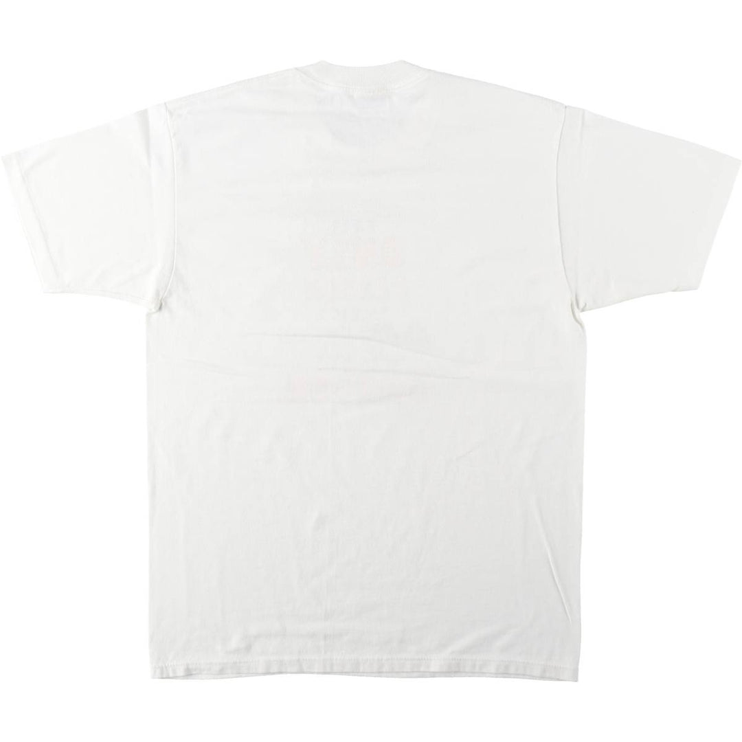 80'S Shoebox Greetings Message Print T-Shirt, Made in USA, Men's Size L (Equivalent), Vintage cotton white type Vintage Second Hand