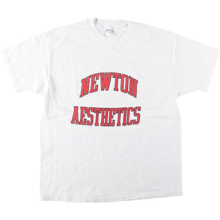 90'S Hanes BEEFY-T Printed T-shirt Made in USA Men's XL Vintage cotton white type Vintage Second Hand