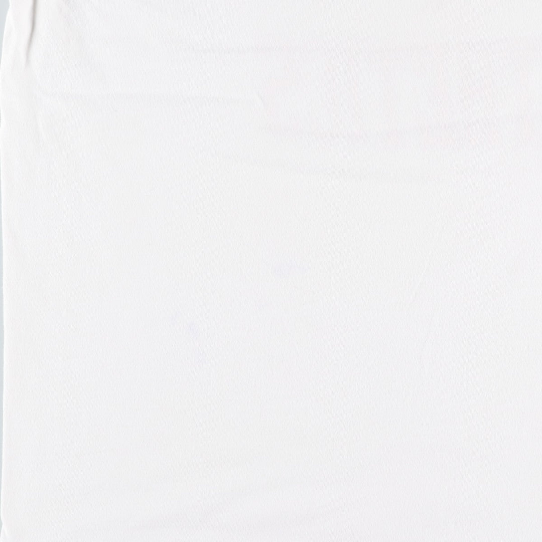 90'S Hanes BEEFY-T Printed T-shirt Made in USA Men's XL Vintage cotton white type Vintage Second Hand
