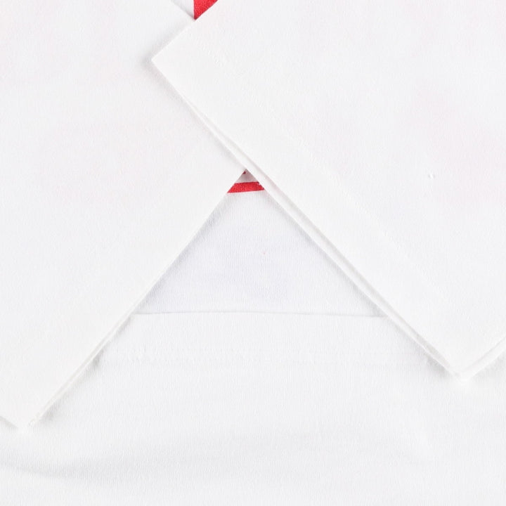 K-PRODUCT Printed T-Shirt, Made in USA, Men's XL Equivalent cotton white type Vintage Second Hand