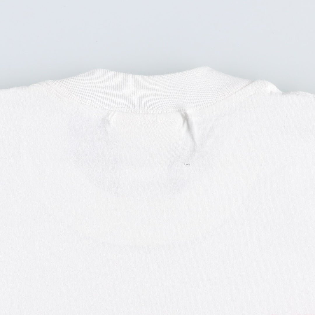 K-PRODUCT Printed T-Shirt, Made in USA, Men's XL Equivalent cotton white type Vintage Second Hand