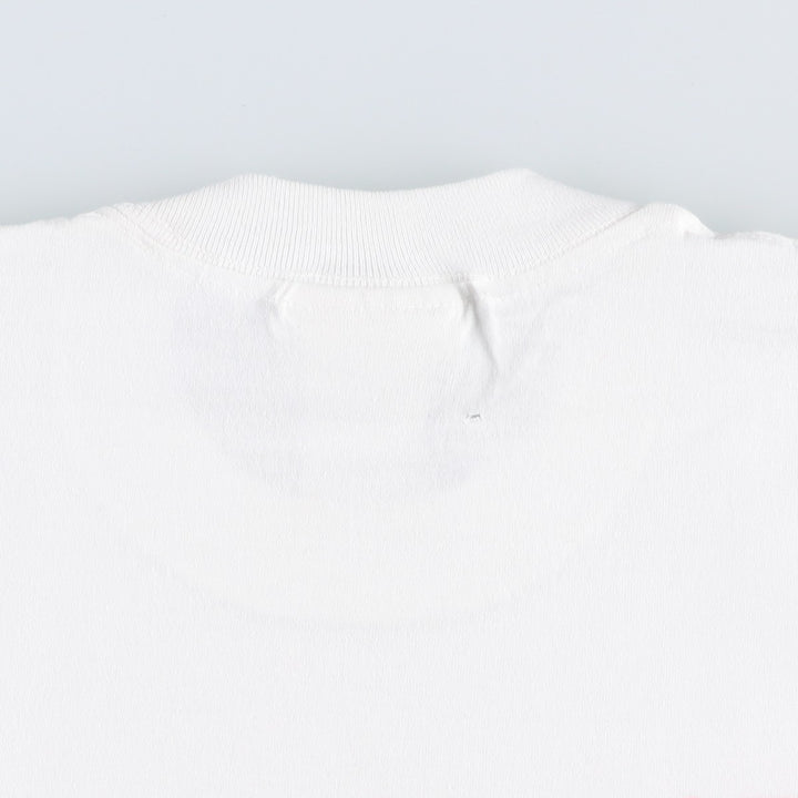 K-PRODUCT Printed T-Shirt, Made in USA, Men's XL Equivalent cotton white type Vintage Second Hand