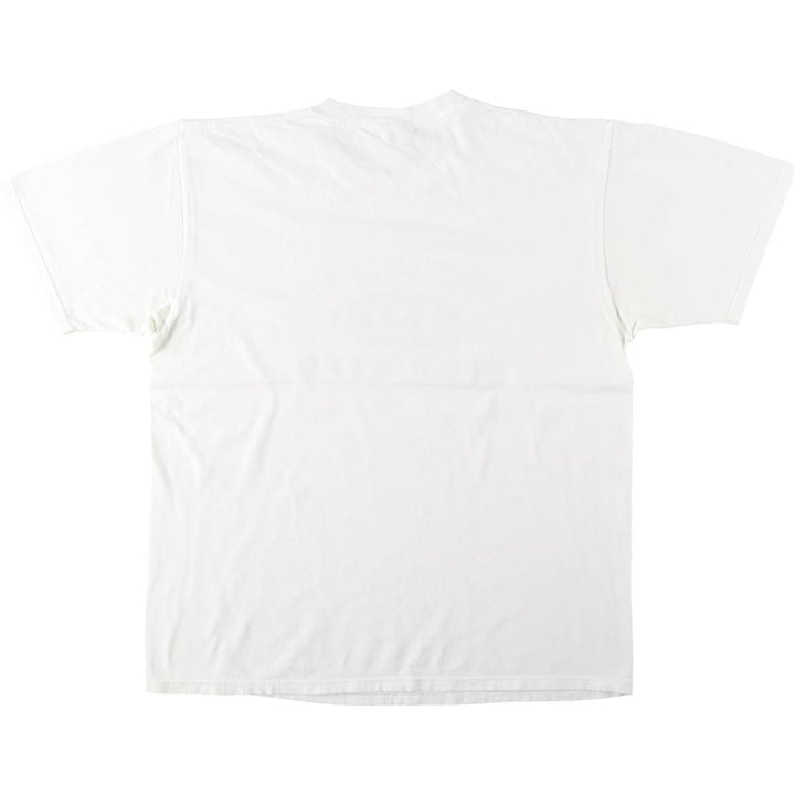 90s-00'S MJSOFFE Printed T-Shirt, Made in USA, Men's XL equivalent, Vintage cotton white type Vintage Second Hand