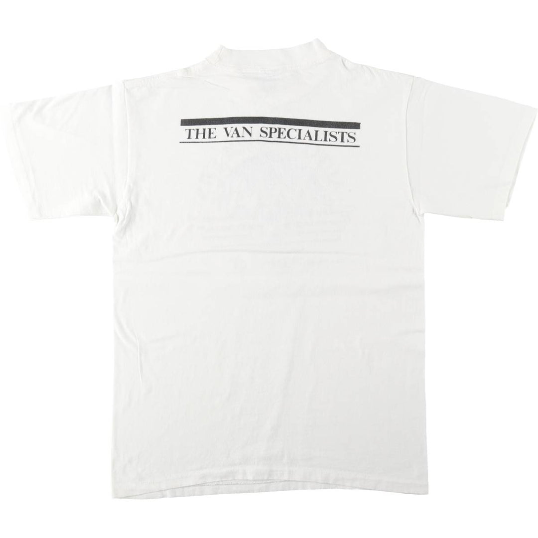 70s-80'S Anvil Print T-Shirt, Made in USA, Men's Size L (Equivalent), Vintage cotton white type Vintage Second Hand