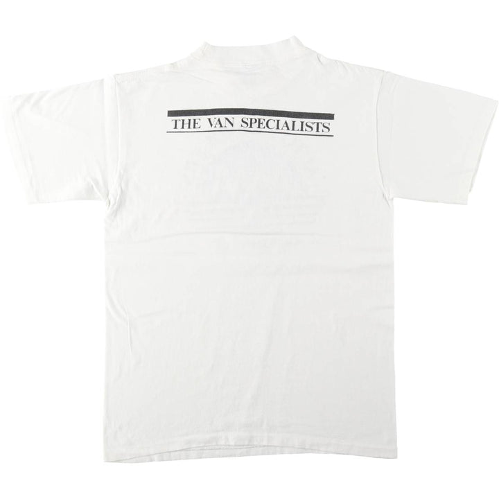 70s-80'S Anvil Print T-Shirt, Made in USA, Men's Size L (Equivalent), Vintage cotton white type Vintage Second Hand
