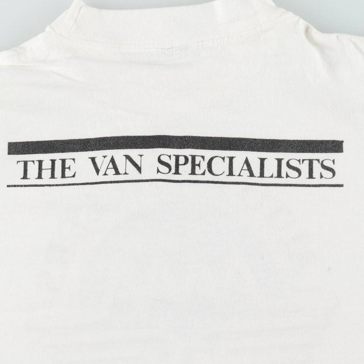 70s-80'S Anvil Print T-Shirt, Made in USA, Men's Size L (Equivalent), Vintage cotton white type Vintage Second Hand