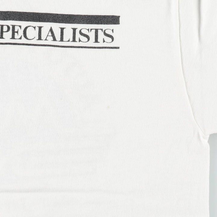 70s-80'S Anvil Print T-Shirt, Made in USA, Men's Size L (Equivalent), Vintage cotton white type Vintage Second Hand