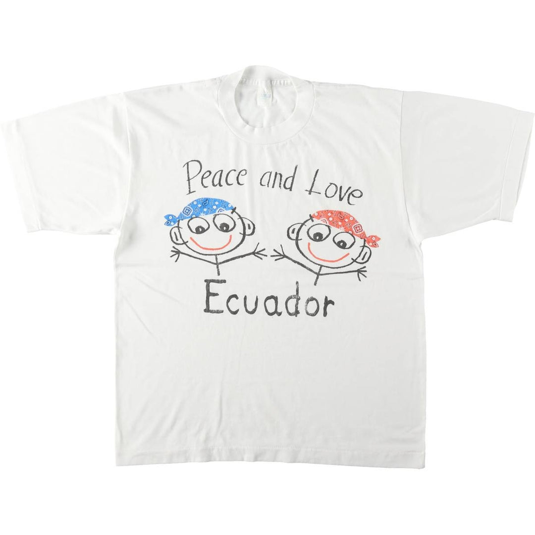 80'S MARATHON Print T-Shirt, Men's Size S (Equivalent), Vintage unclear white type Vintage Second Hand