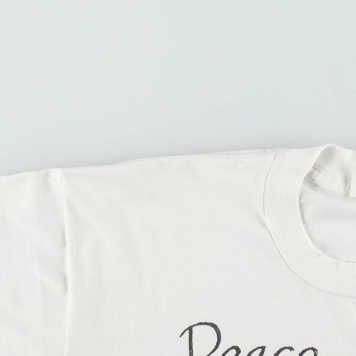 80'S MARATHON Print T-Shirt, Men's Size S (Equivalent), Vintage unclear white type Vintage Second Hand