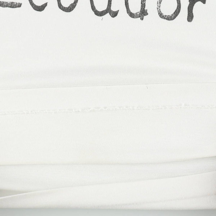 80'S MARATHON Print T-Shirt, Men's Size S (Equivalent), Vintage unclear white type Vintage Second Hand