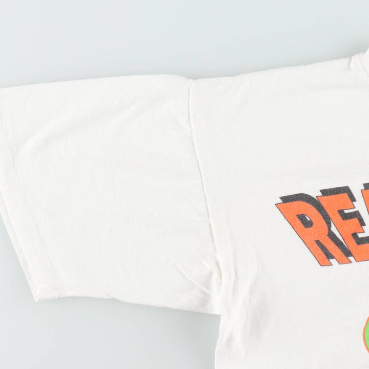 80'S SHORT HILLS TEE Print T-Shirt, Men's Size L (approx.), Vintage cotton white type Vintage Second Hand