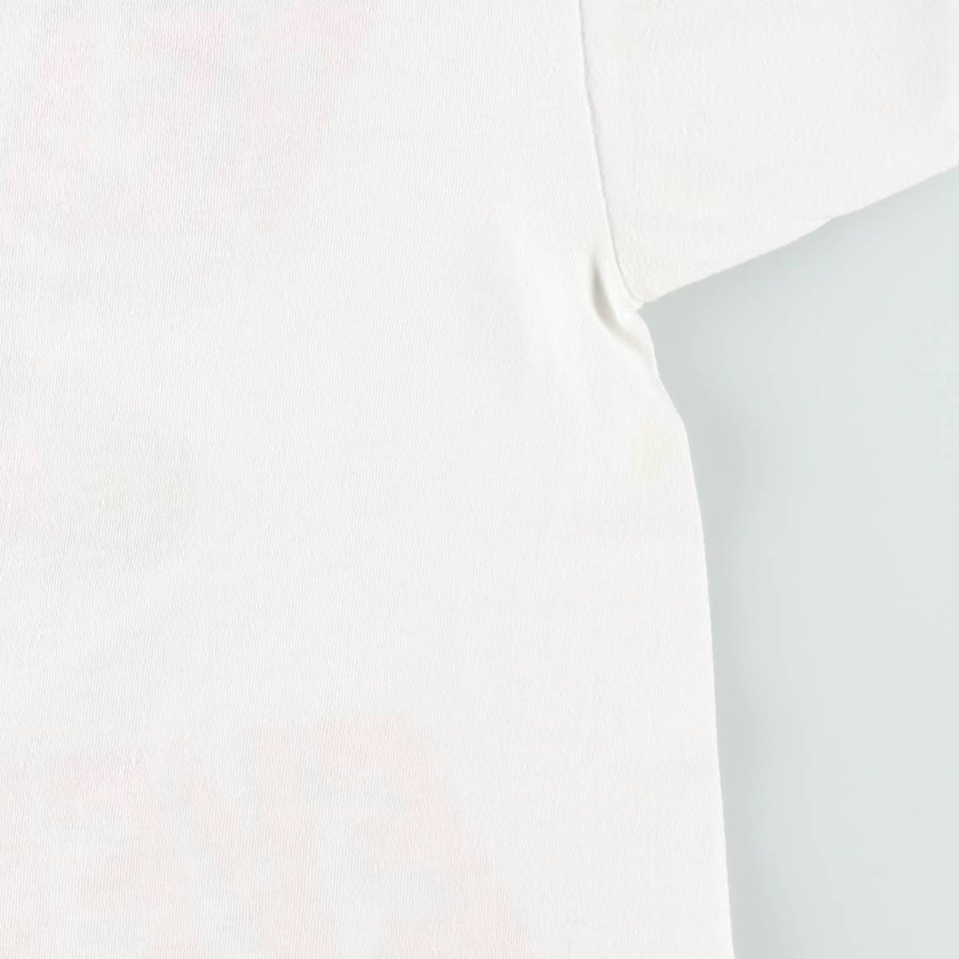 80'S SHORT HILLS TEE Print T-Shirt, Men's Size L (approx.), Vintage cotton white type Vintage Second Hand