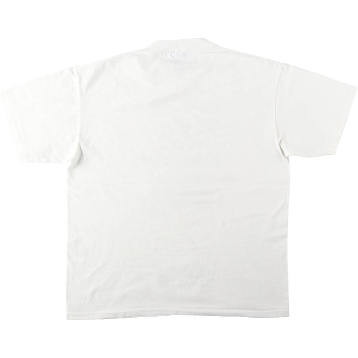 90'S ONEITA Printed T-shirt, Men's XL size, Vintage cotton white type Vintage Second Hand