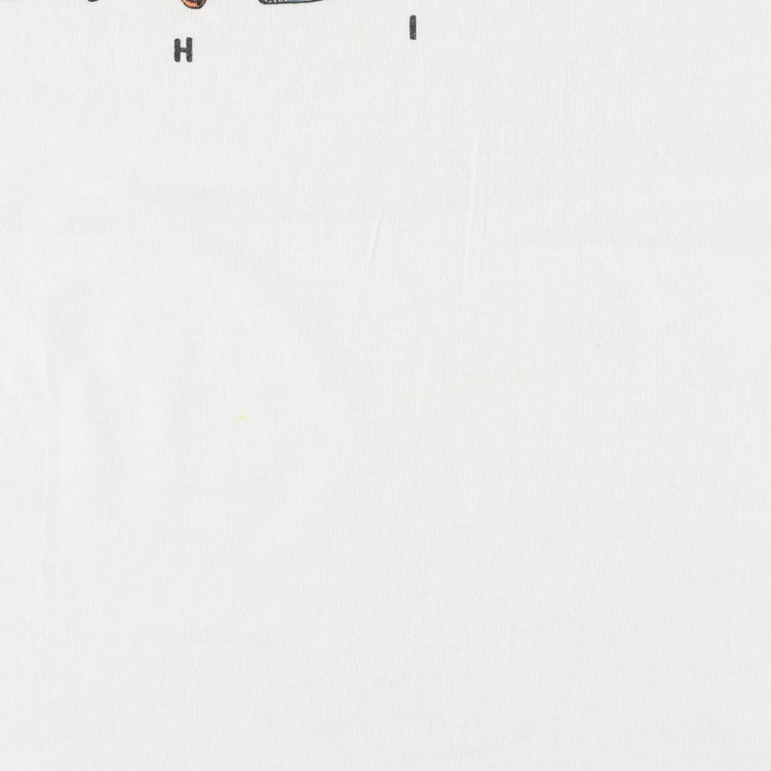 90'S Fruit of the Loom Cleveland Ohio Print T-Shirt, Men's XL (approx.), Vintage cotton white type Vintage Second Hand