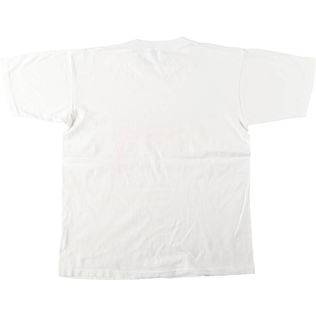 90'S ONEITA POWER-T Made in USA Men's XL equivalent cotton white type Vintage Second Hand