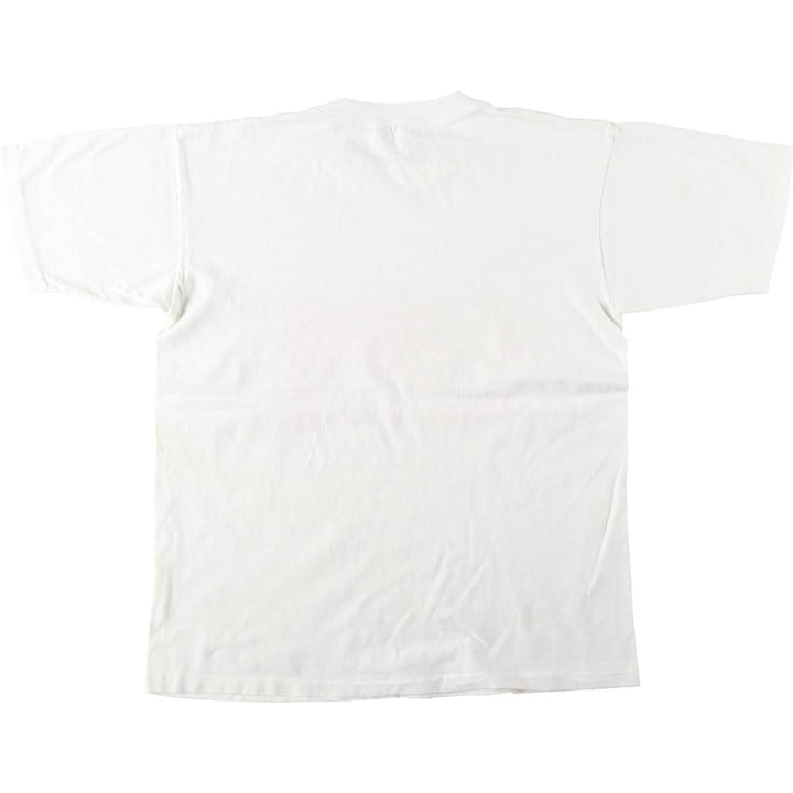 90'S ONEITA POWER-T Made in USA Men's XL equivalent cotton white type Vintage Second Hand