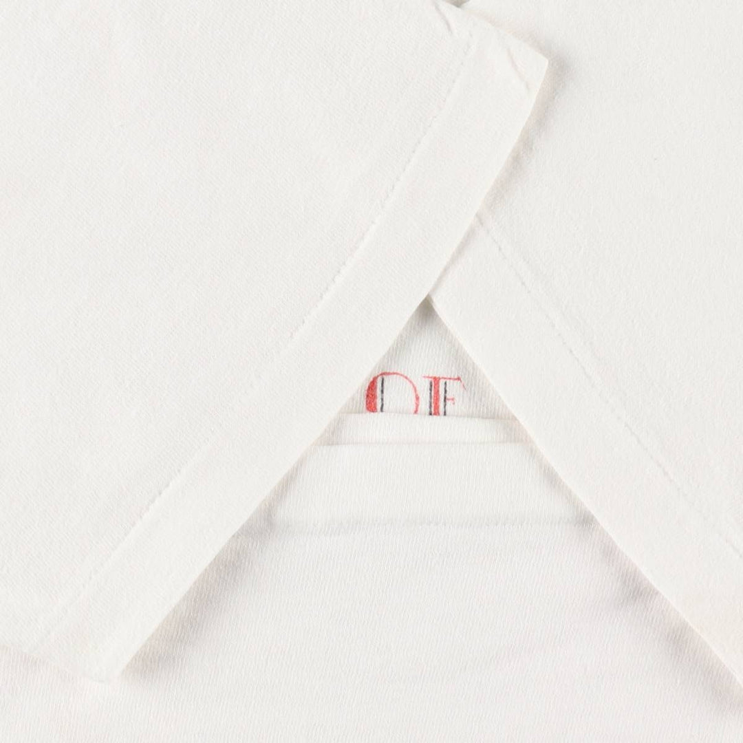 90'S ONEITA POWER-T Made in USA Men's XL equivalent cotton white type Vintage Second Hand