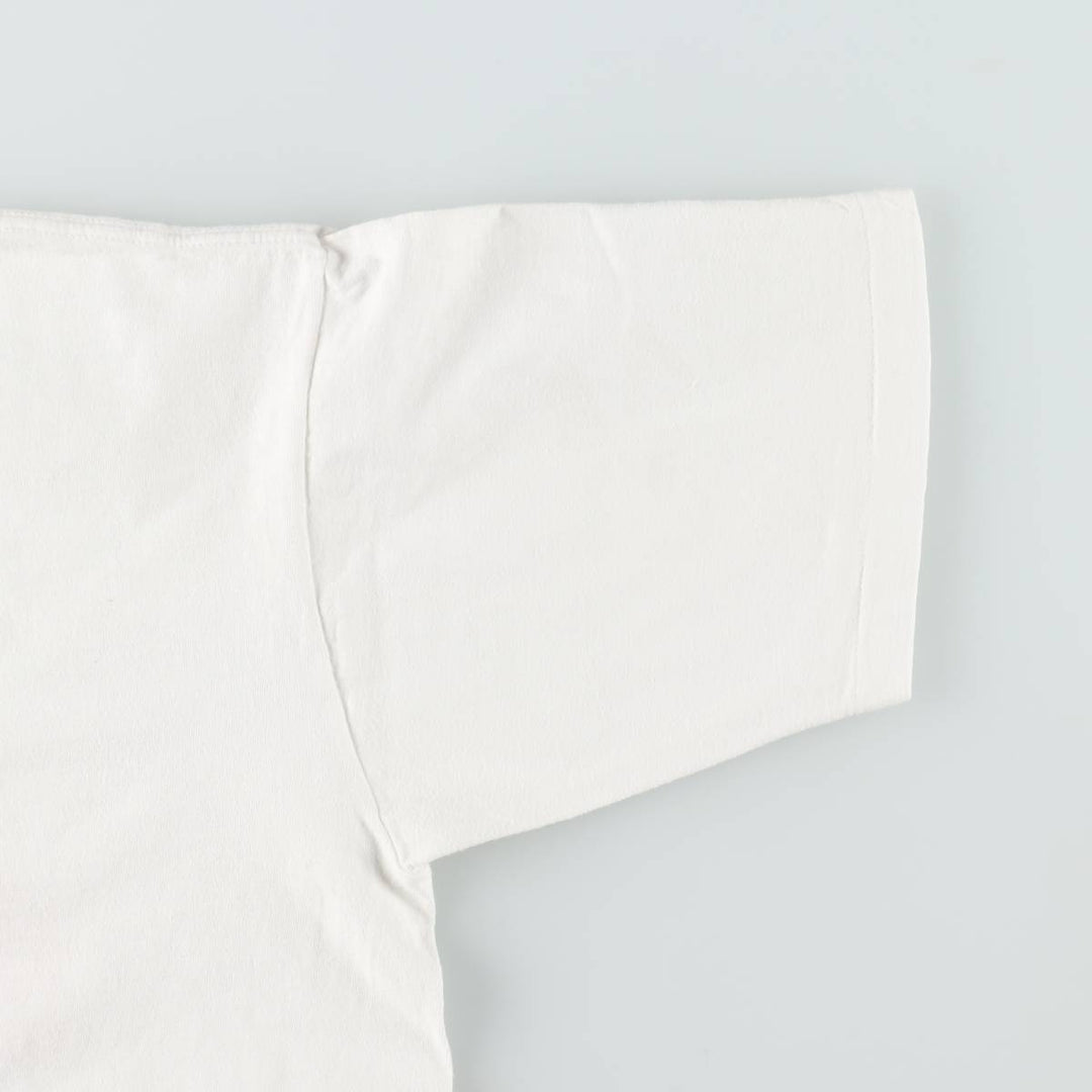 90'S ONEITA POWER-T Made in USA Men's XL equivalent cotton white type Vintage Second Hand