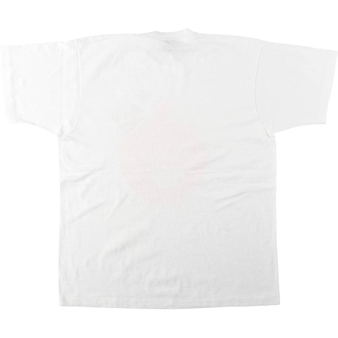 90'S Fruit of the Loom Best Rich's Print T-Shirt, Made in USA, Men's XL equivalent, Vintage cotton white type Vintage Second Hand