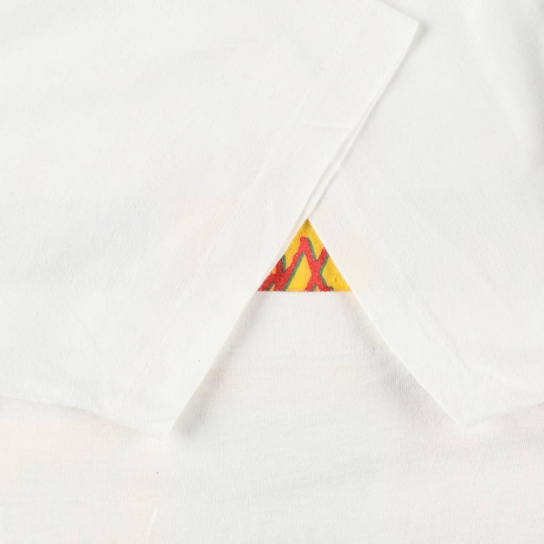 90'S Max Dry Strong White Cider Print T-Shirt, Men's Size L (Equivalent), Vintage cotton white type Vintage Second Hand