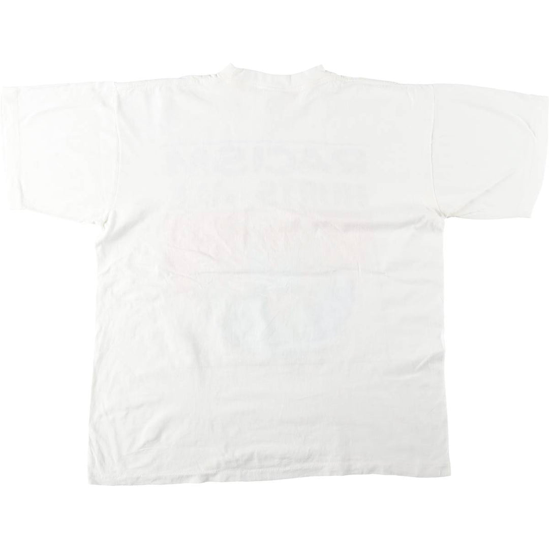 90'S WORLD COLORS Print T-Shirt, Men's XL equivalent, Vintage cotton white type Vintage Second Hand