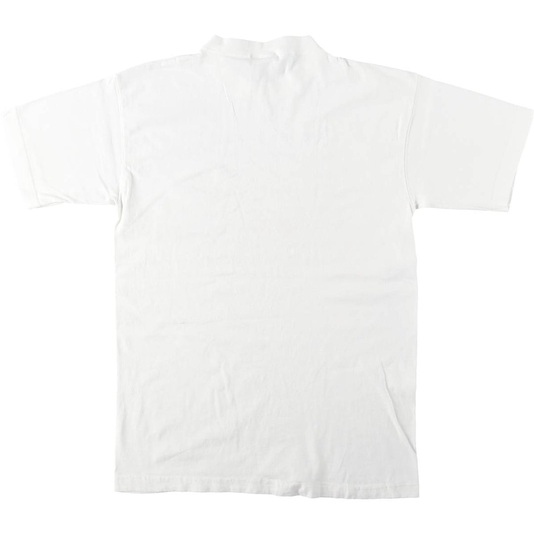 90'S Wild Print T-Shirt, Made in USA, Men's Size L (Equivalent), Vintage cotton white type Vintage Second Hand