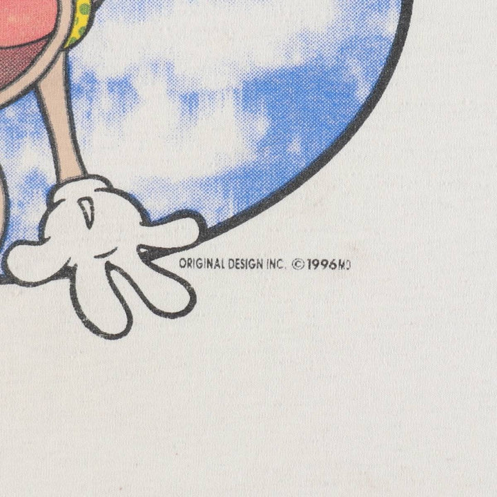 90'S printed T-shirt, made in Canada, men's size M equivalent, vintage. cotton white type Vintage Second Hand