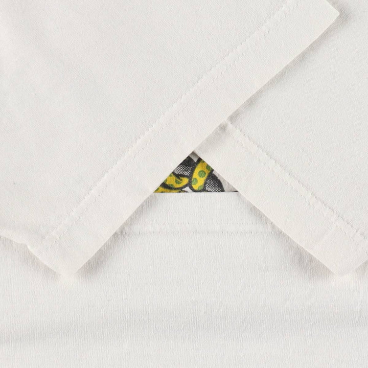 90'S printed T-shirt, made in Canada, men's size M equivalent, vintage. cotton white type Vintage Second Hand