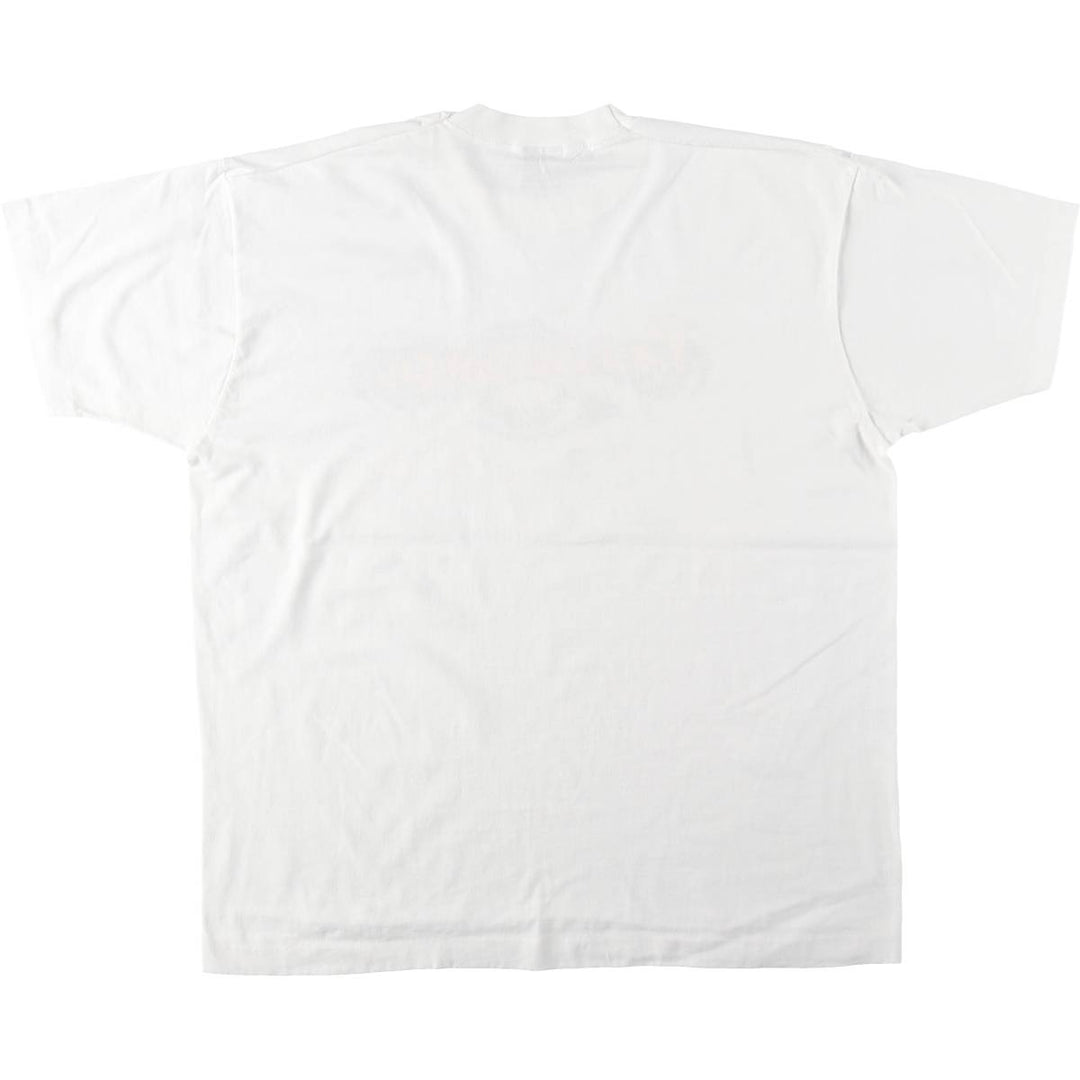 90'S Fruit of the Loom Best Print T-Shirt, Made in USA, Men's Size XL (approx.) cotton white type Vintage Second Hand